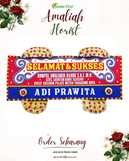 Papan Bunga Ucapan Selamat Lemahputih